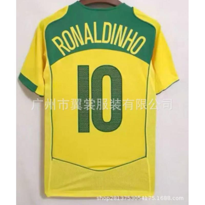 2004. gada Brazīlijas retro futbola krekls