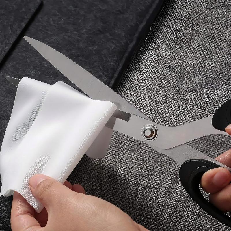 Fabric Scissors 10 Inch Stainless Steel Tailor'S Scissors Fabric Professional Sewing Tool For Home Office Artists Dressmakers