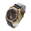 Used Emporio Armani AR-0371 Men’s Quartz Chronograph Watch with Calendar, Brown Dial, Leather Strap, Stylish Analog Design