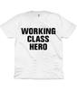 WORKING CLASS HERO - John Lennon- Organic T-shirt - The Beatles - Yoko Ono