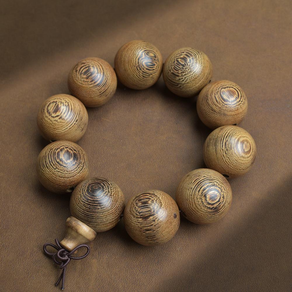 6mm 12mm 10mm Hühnerflügelholz 108 Mala Perlen Buddhistisches Gebetsarmband Halskette für Meditation Yoga
