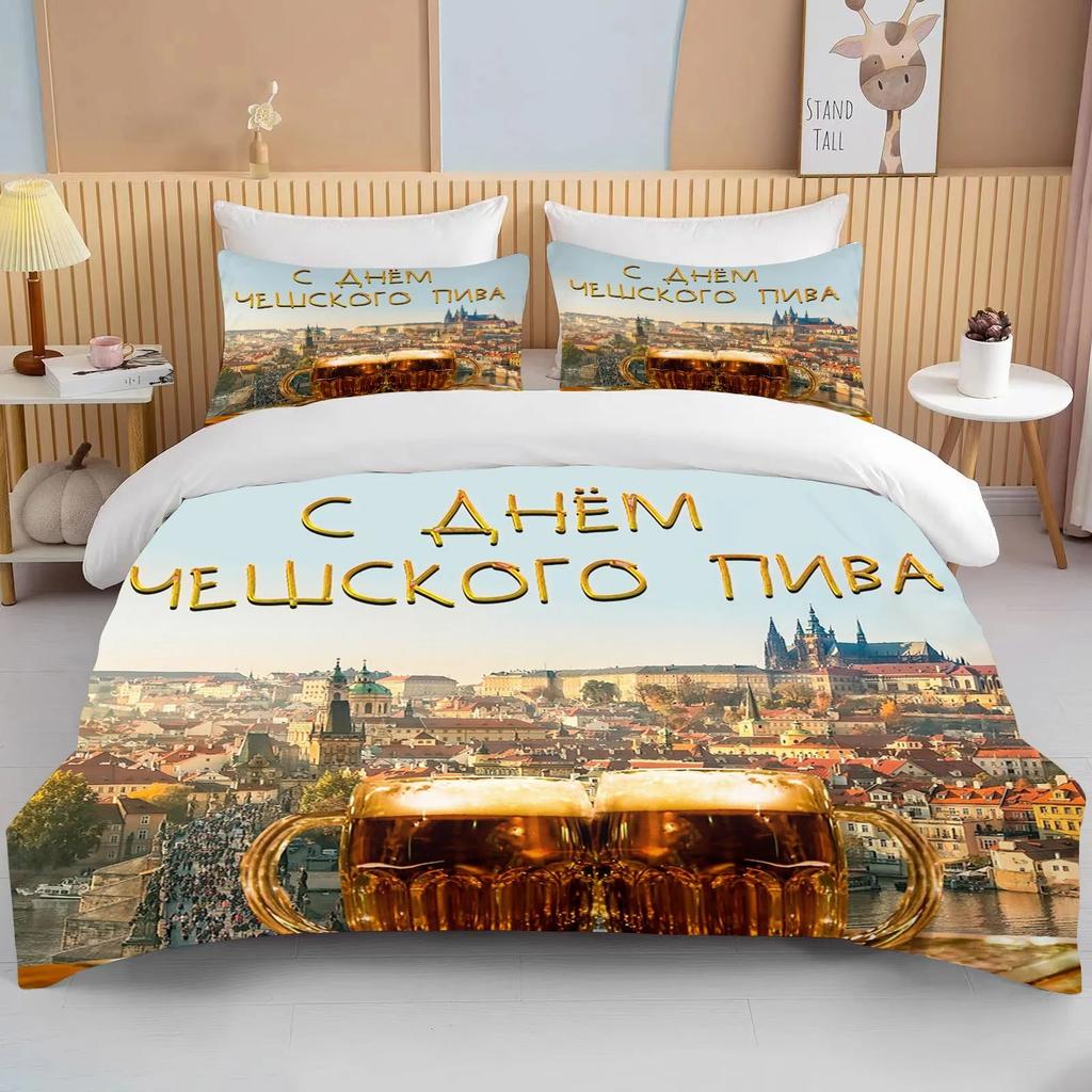 10 Sizes Beer Patterns Duvet Cover Sets Race Car Bedding Sets With Pillowcases For Teens Boys Adult Bedroom Decor Bedclothes