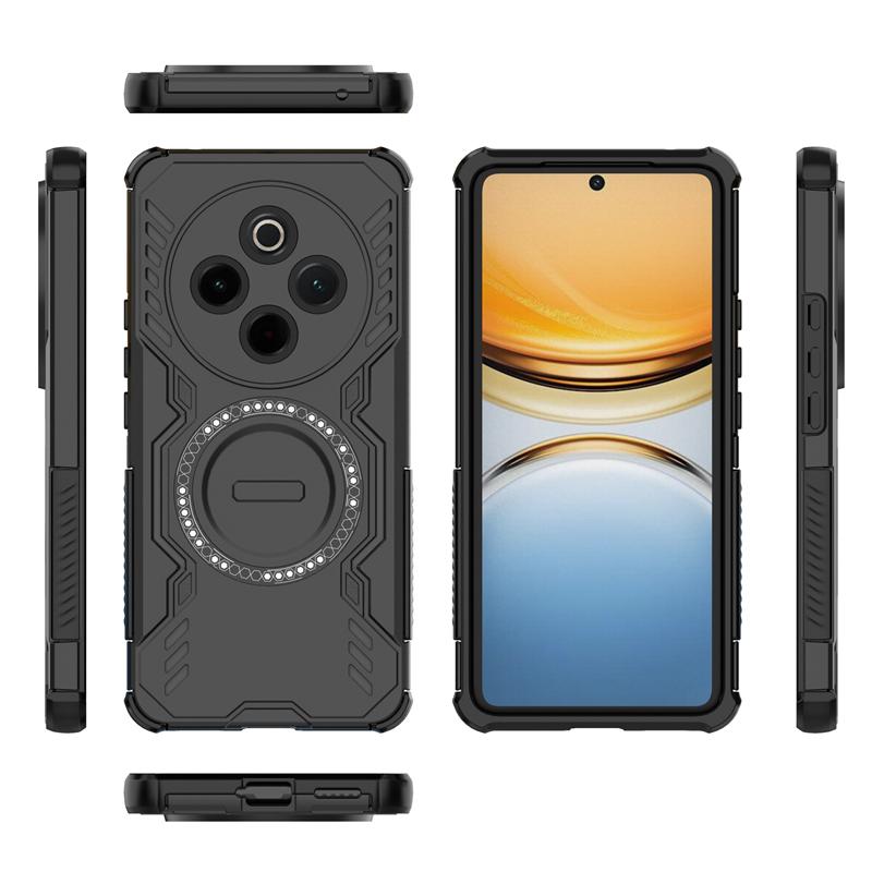 For Vivo iQOO Z10 Case For Vivo iQOO Z10 Funda Anti-knock Magnetic Adsorption Wireless Charge Back Cover For Vivo iQOO Z10 Case