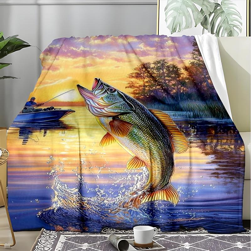 Jesus Religiöse Kunst Fleece Bedruckte Flanelldecke, Warmer Weicher Überwurf Sofa Bettdecke