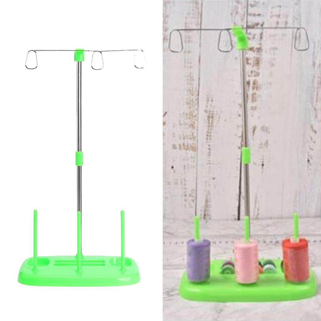 Stable 3 Thread Spool Holder Stand Set for Household Embroidery Sewing Machines Accessories
