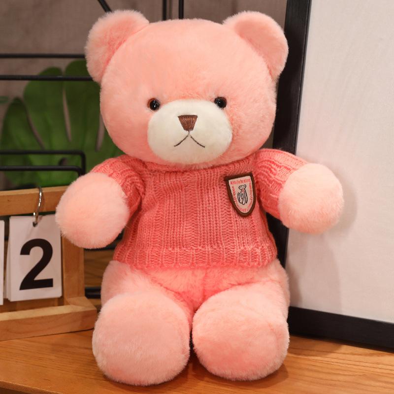 New Teddy Bear Doll Plush Toy Sweater Bear Doll Doll Bear Gifts for Girlfriend's Birthday Gifts