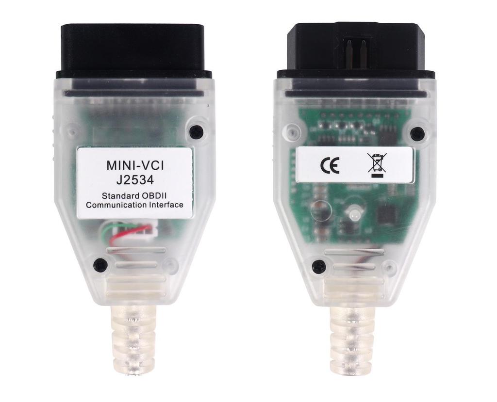 Toyota Araçları için MINI VCI V18.00.008 J2534 Diagnostik Kablosu