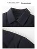 Men's White Shirt-Style Duck Down Jacket: Single-Breasted, Lapel, Warm, Business Casual Coat for Middle-Aged.