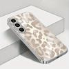 Gold Leopard Pattern Glass Phone Case for Samsung Galaxy S26 S25 S24 S23 S22 S21 S20 FE Ultra Plus 5G Anti-fall Back Cover