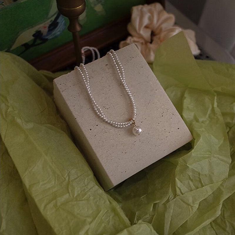 Pearl, Light Luxury, Necklace, Pearl Pendant Highlight Imitation Pearl Necklace Niche Light Luxury Premium Women's Neck Chain Collarbone