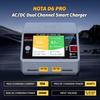 D6 Pro Lipo Battery Charger Dual Channel Smart Charger AC200W DC650W Balance Charger for RC Lipo NiMH Battery Drone Spare Parts