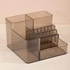 1Pcs 21-Hole Acrylic Nail Drill Storage Holder, Desktop Organizer For Nail Drill & Bits (Machine & Tools Not Included)