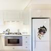 Cute Cat Dog Pattern Toilet Lid Cover Decal Wall Art Sticker Bathroom Home Decor