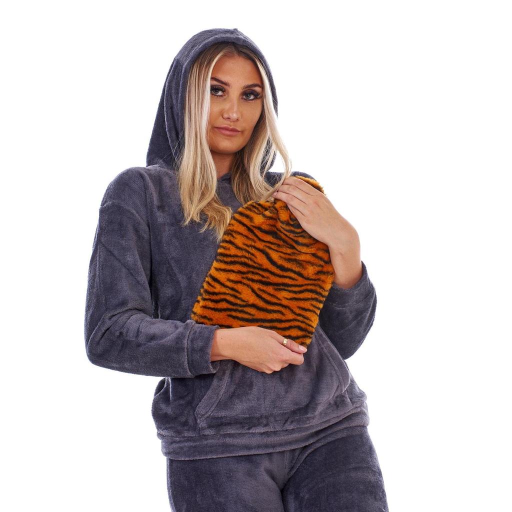 K Collection Animal Print 2L Hot Water Bottle And Cover (Pack of 2)