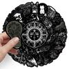 50 Black & White Graffiti Stickers for Creative Decoration: Perfect for Water Bottles, Computers, Stationery, Phone Cases, and More.