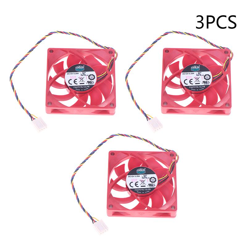 Amd Cpu Cooling Fan Original Cooler Master 7015 70*70*15Mm 70Mm Cooling Fan Fa07015L12Lpb 4Pin Pwm 1000-3400Rpm Dc12V 0.25A