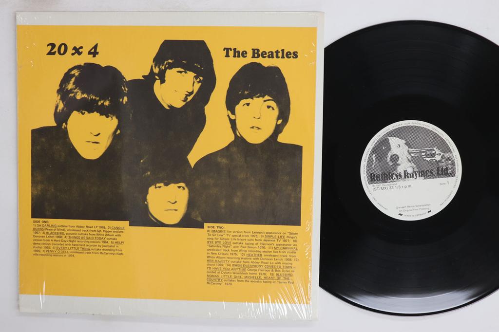 LP Record BEATLES 20 X 4 NONE RUTHLESS RHYMES Germany Rock Used