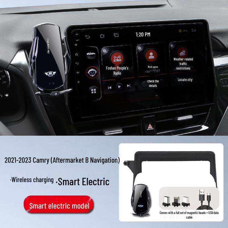 Toyota Camry 2023 8th Gen Car Mount - Luxury & Fashion Edition, Large Screen Center Console.