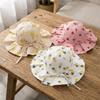 Fruit Print Kids Bucket Hats Flower Print Princess Children Cap Sweet Baby Girl Sun Hat  Daily