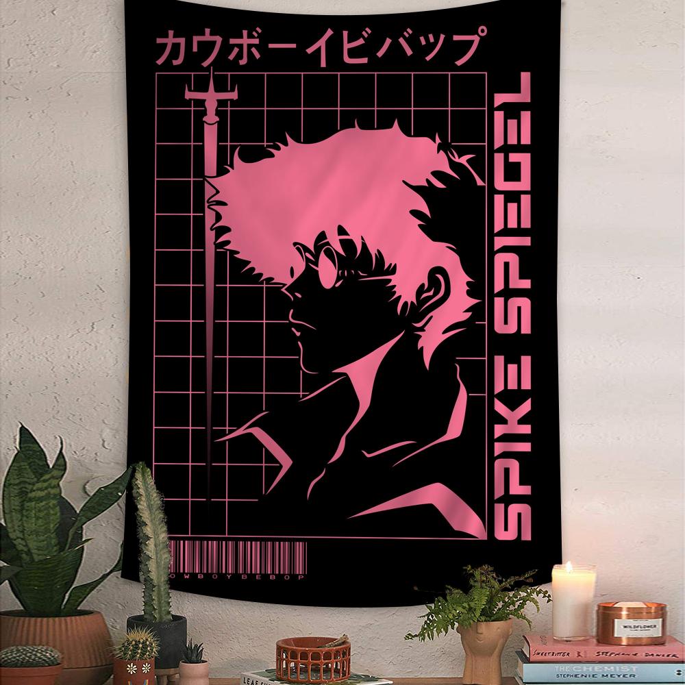 CCowboy Bebop Cartoon Tapestry Wall Hanging Decoration Household Home Decor