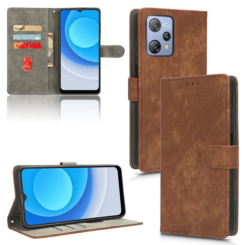 Flip-Cover für Blackview A53/A53 Pro, PU-Leder-Handyhülle, Rundumschutz, stoßfest mit [RFID-Blockierung]