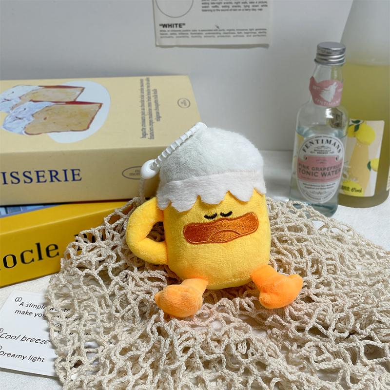 

Милый мультяшный пивной утенок плюшевый брелок смешной креативный желтый утенок мягкая кукла подвеска для рюкзака украшение аксессуары подарки