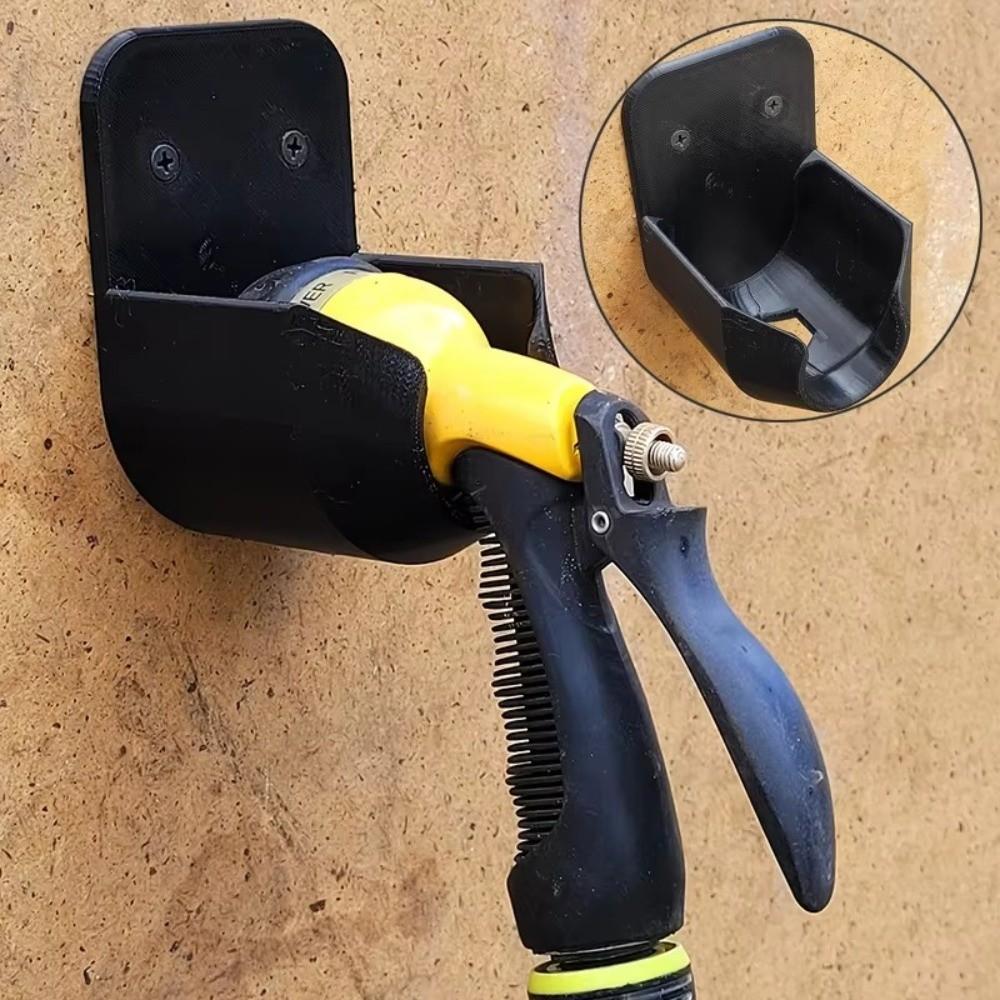 Plastic Hose Head Placement Rack Wall Mounted Hose Nozzle Holder Wall Mount Holder Outdoor Yard