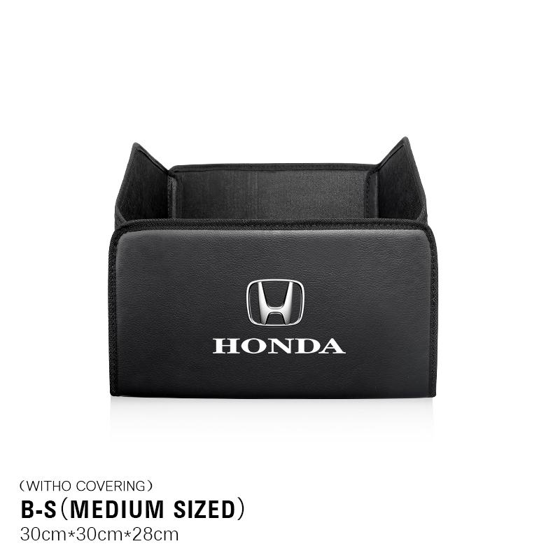 Car Boot Storage Box High-capacity Leather Organizing Case For Honda Civic Accord Crosstour Spirior Odyssey Avancier UR-V Sienna