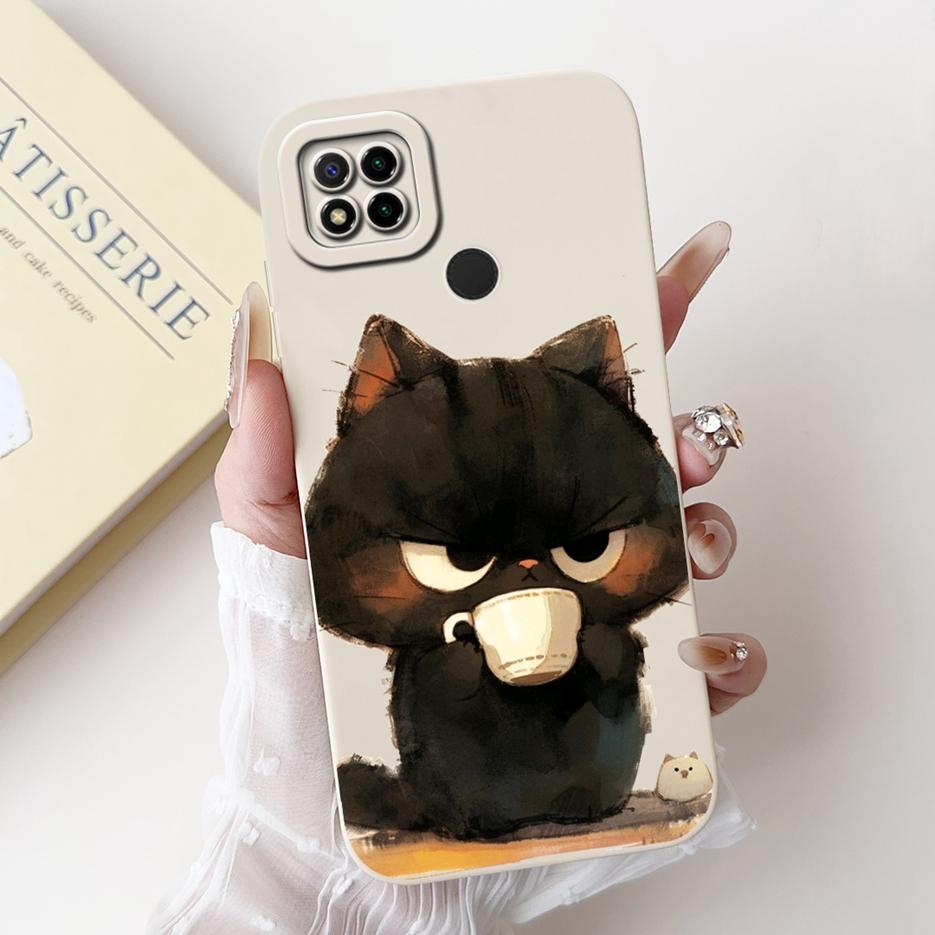 Für Xiaomi Redmi 9C Hülle Niedliche Panda Cartoon Abdeckung Stoßfest Weiche TPU Handyhülle Für Xiaomi Redmi 9C NFC Redmi9C Rückabdeckung Taschen
