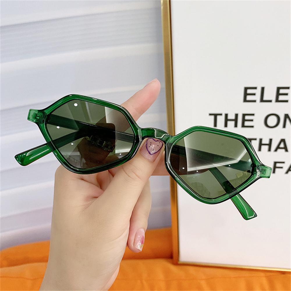 Irregular Polygon PC Multi Colorful Frame and Lenses Optional Outdoor Sunshade with UV 4 Protection Function Sunglasses