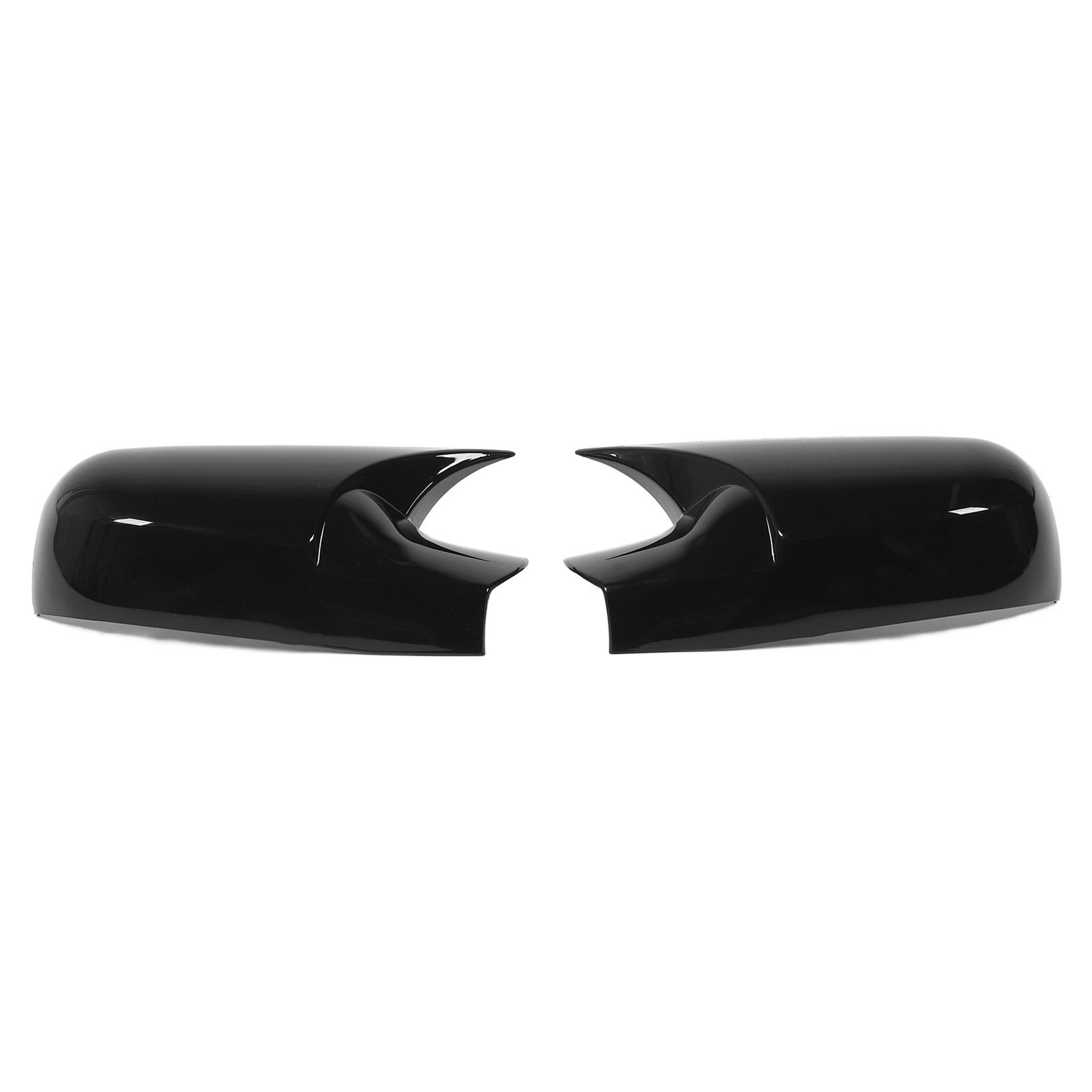 Door Mirror Cover 963740075R Glossy Black Exterior Outside Wing Mirror Cover for Fluence 2009 to 2015
