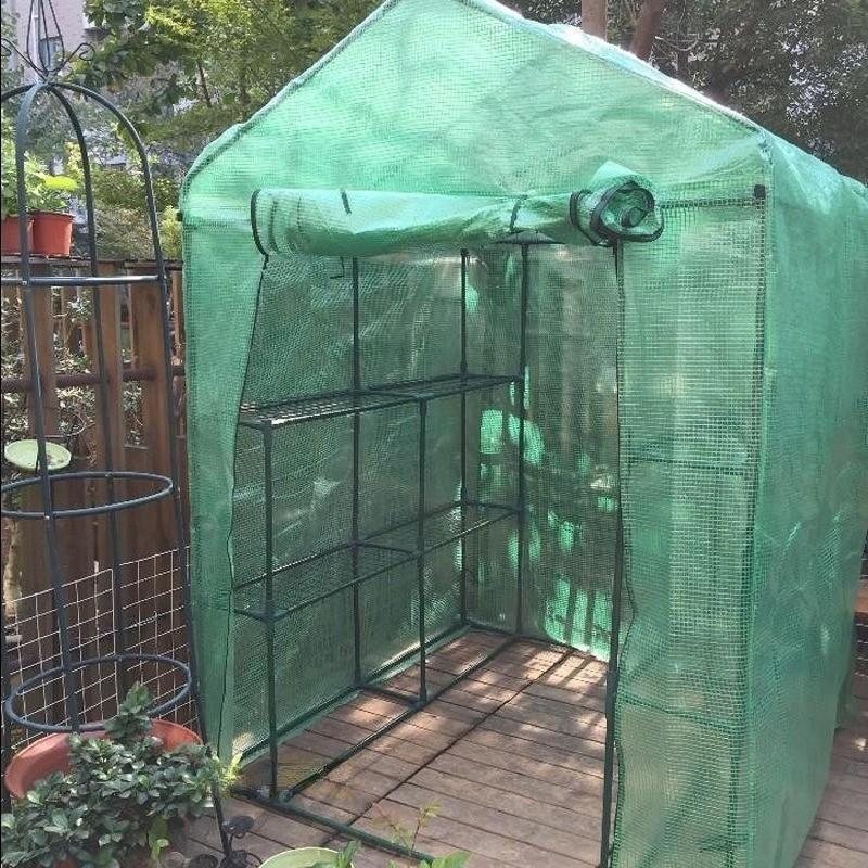 Cold-proof PE Cover Household Portable Horticultural Greenhouse Plant Growth Succulent Flower Rack Sunroom