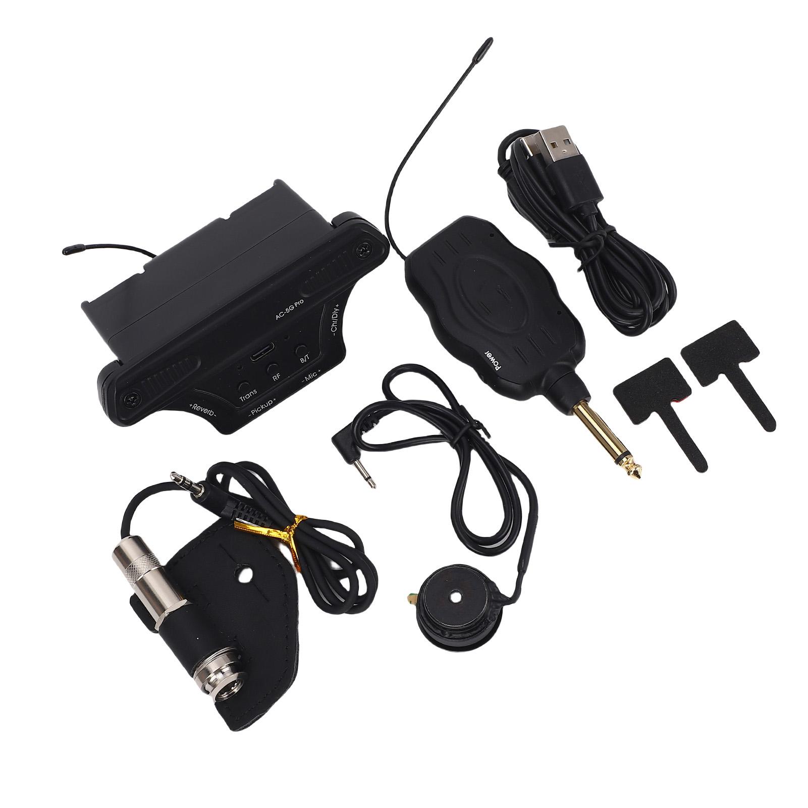 

Звукосниматель для акустической гитары, порт для зарядки Type C, активный вибрационный звукосниматель для гитары с Bluetooth