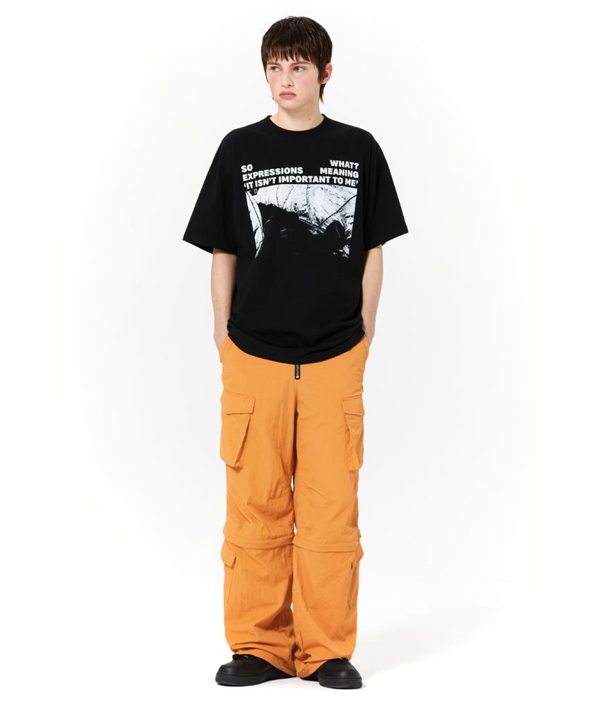 THEVINYLHOUSE Detachable Cargo Pants Orange (Vh2Dsupa12A)