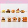 Charming Capybara Miniature Figurines Collectible Bakery Style Blind Box Toys