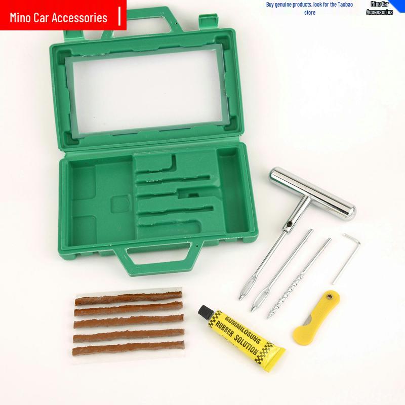 Schnelles Reifenreparatur-Gummistreifen-Set für Autos, Motorräder & Elektrofahrzeuge