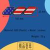 3 Colors US flag Grille Badge Tri Colors Emblem For Tacoma Tundra 4Runner Highlander Rav4 CHR Strip Air Inlet Auto Car Accessories