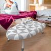 2Pcs/Set Desktop Ironing Board with Removable Washable Cover Heat-Resistant Cotton Padded Foldable Portable Anti-slip