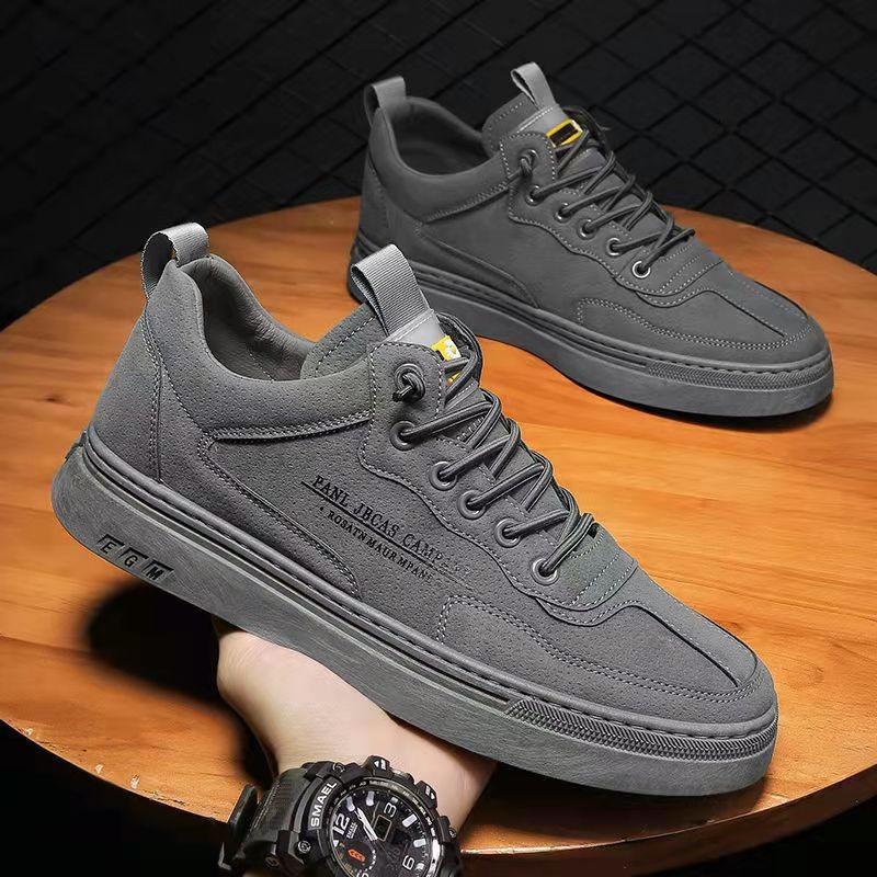 Spring New Men's Shoes Construction Site Wear-resistant Lightweight Board Shoes Trend Versatile Sports Casual Shoes Shoes Men