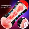 Male Masturbator Cup Real Vagina for Men Deep Throat Pussy Mouth Double Adult Endurance Exercise Sex Toys for Man