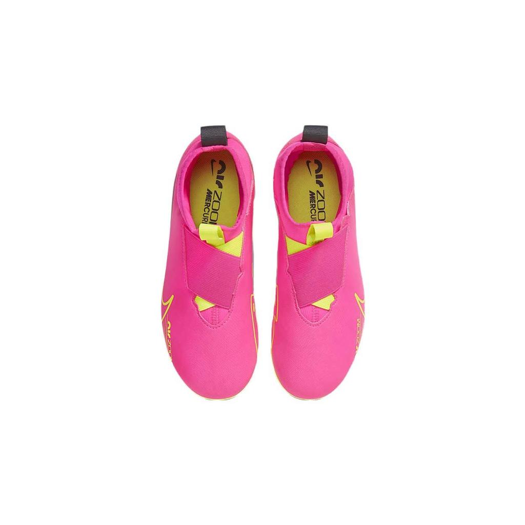 Nike Scarpe da Calcio Mercurial Superfly 9 Academy AG Erba Artificiale Mid-Top Bambini Sneaker Rosa Giallo DJ5613-605