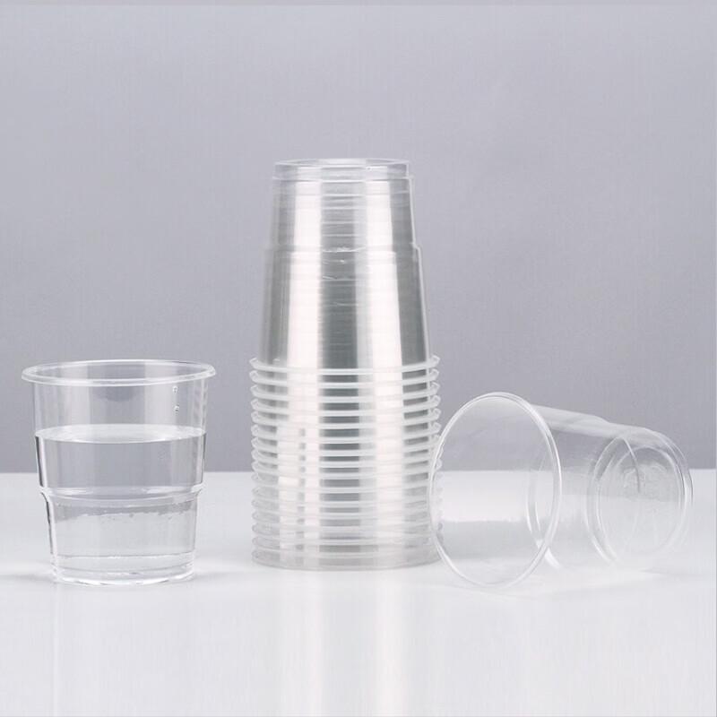 yekee 180ml Disposable Hard Plastic Cups, 20-Pack