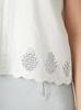 FRAY Cutwork Sleeveless Blouse FWFB252112 Free Size I.D. Women's White,