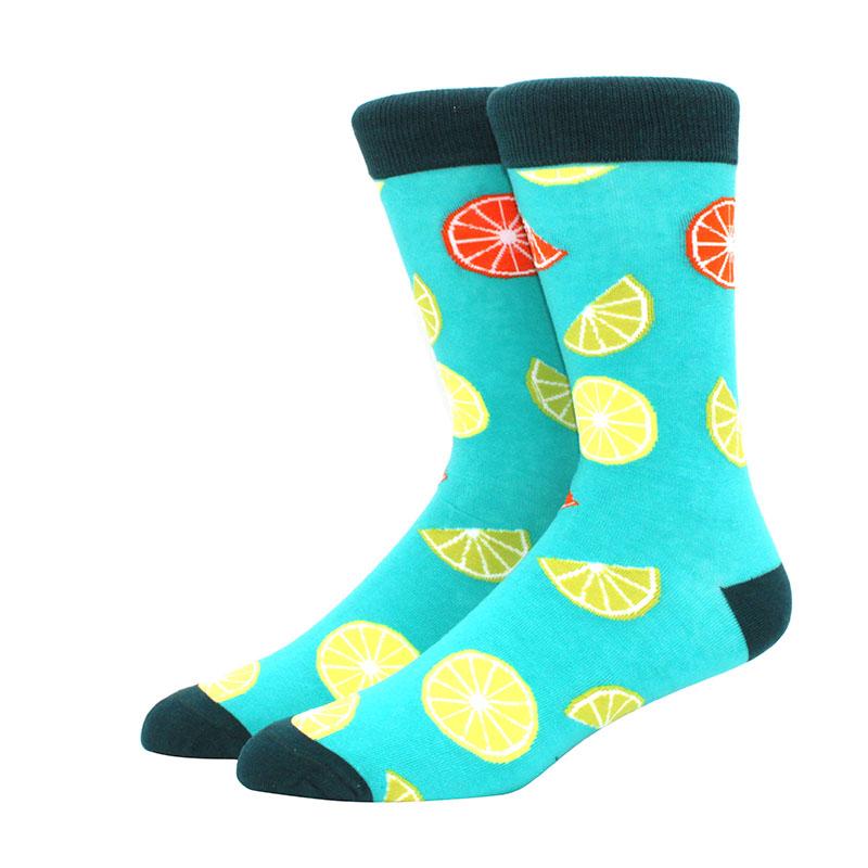 Large Size New Happy Funny Couple Trendy Socks Funny Personalized  Cartoon Jacquard Long tube cotton socks