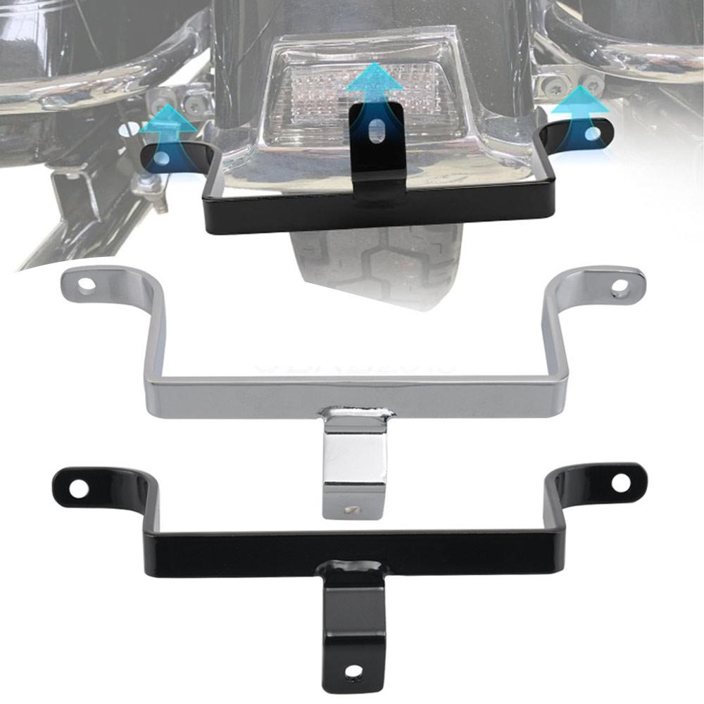 Motorcycle Accessories 1 PC Rear Fender Support Bracket Black/Chrome For Harley Touring Road King Classic FLHRC 2007–2008