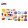 Salt Bath Ball 12Pcs Bombs Set with Toy Fizzy Spa for Kids Adults Moisturizing Skin-Softening Portable Travel Relaxation Kit Beach Pool Home