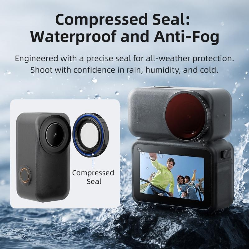Scratch Resistant Camera Filter CPL/ ND8/ND16/ND32/ND64 Waterproof Clear Opt Glass For Outdoor