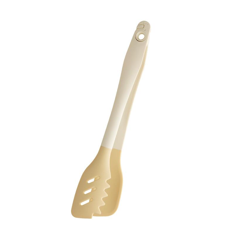 

Silicone Heat Resistant Food Tongs for Cooking Grilling Flipping Steak & Serving 3-in-1 Non-Slip Pasta & Salad Tongs