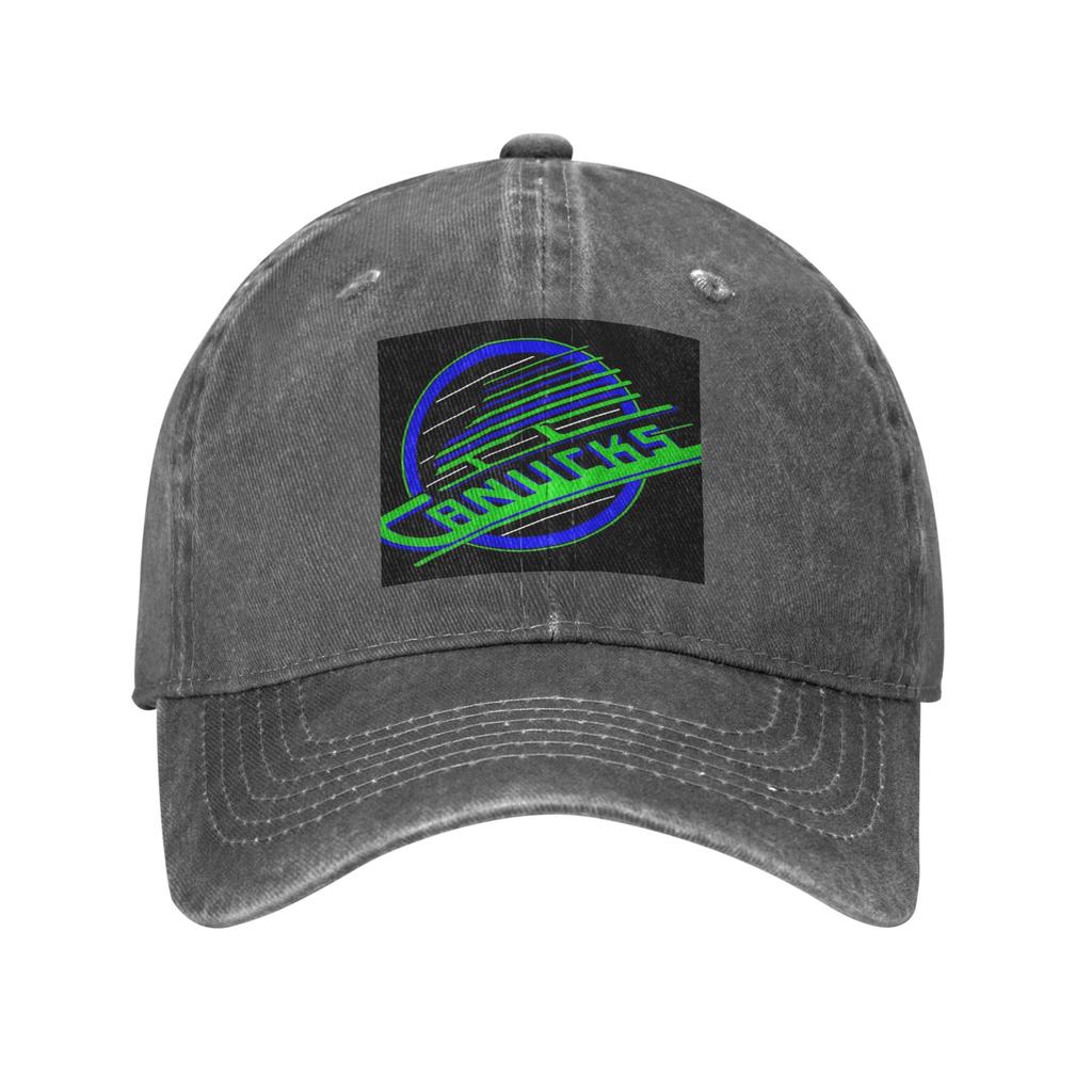 Vancouver Hockey Canucks Baseball Caps Denim Fabric Hats Adjustable Casquette Streetwear Baseball Cowboy Hat for Unisex