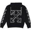 Off-White 3D Marker Arrows Hoodie Black Unisex Tops OMBB097G20FLE002